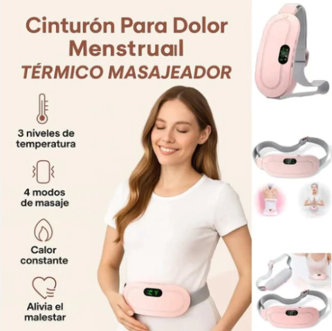 Cinturón contra cólicos detalle