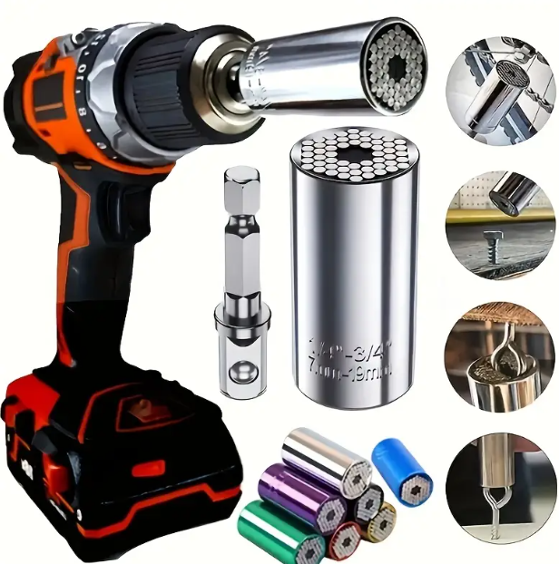 Llave de vaso universal ajustable