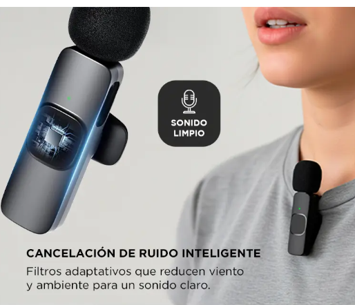 Set de micrófonos portátiles inalámbricos