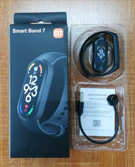 Smart Band M7 con caja, pulsera y cable